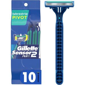 Gillette Sensor2 Plus Pivoting Head Mens Disposable Razors 10 Count (Pack of 3) Gillette Sensor2 Plus Pivoting Head Mens Disposable Razors 10 Count (Pack of 3)