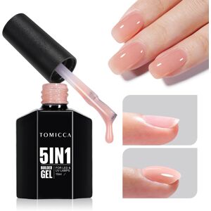 TOMICCA Builder Nail Gel, 15ML 5 in 1 Builder Base Strengthening Gel, Nude Pink TOMICCA Builder Nail Gel, 15ML 5 in 1 Builder Base Strengthening Gel, Nude Pink
