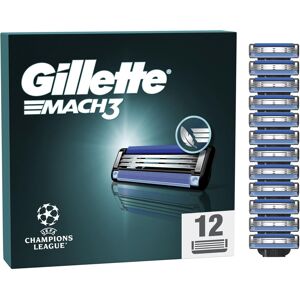 Gillette Mach3 Razor Blades Men, 12 Razor Blade Refill Brand Gillette Mach3 Razor Blades Men, 12 Razor Blade Refill Brand
