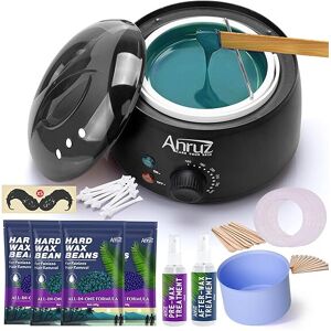 Unbranded ANRUZ Waxing Kit, for Hair Removal, Wax Pot with Silicone Bowl,4 Bags Wax Beads Unbranded ANRUZ Waxing Kit, for Hair Removal, Wax Pot with Silicone Bowl,4 Bags Wax Beads