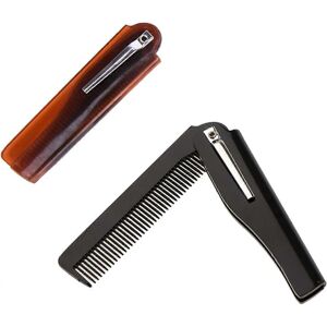 Unbranded (As show, One size) 2 Pieces Foldable Comb - Folding Beard Comb,Pocket Comb,Port Unbranded (As show, One size) 2 Pieces Foldable Comb - Folding Beard Comb,Pocket Comb,Port