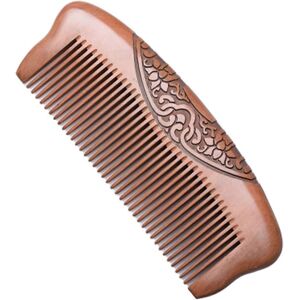Unbranded (As show, One size) Wooden Comb, Peach Wood for All Hair Types, Anti-Static and Unbranded (As show, One size) Wooden Comb, Peach Wood for All Hair Types, Anti-Static and