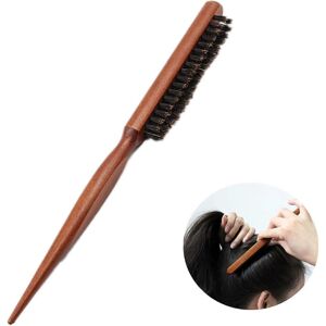 Unbranded (As show, One size) Teasing Boar Bristle Hair Brush, Professional Salon Comb for Unbranded (As show, One size) Teasing Boar Bristle Hair Brush, Professional Salon Comb for