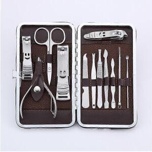 Unbranded (As show, One size) 12 Piece Nail Care Set Nail Cutter Cuticle Clipper Pedicure Unbranded (As show, One size) 12 Piece Nail Care Set Nail Cutter Cuticle Clipper Pedicure