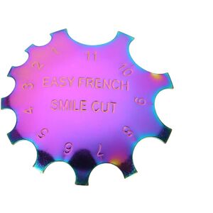 Unbranded Manicure Easy French Smile Line Cut Edge Trimmer Nail Art Template Tool Unbranded Manicure Easy French Smile Line Cut Edge Trimmer Nail Art Template Tool