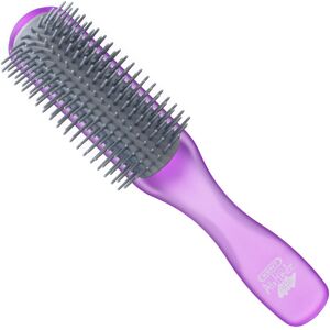 Kent AHGLO01 Airhedz Glo Purple Half Round Narrow Detangling Hair Brush - 9 Row Kent AHGLO01 Airhedz Glo Purple Half Round Narrow Detangling Hair Brush - 9 Row