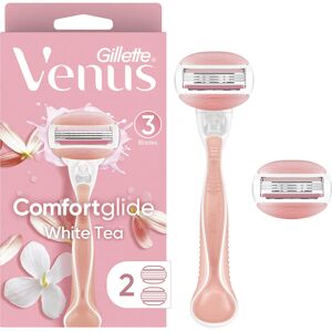 Gillette Venus ComfortGlide White Tea Women's Razor - 1 Handle + 2 Refills Gillette Venus ComfortGlide White Tea Women's Razor - 1 Handle + 2 Refills