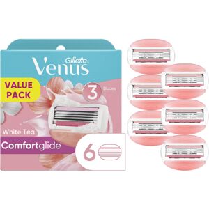 Gillette Venus ComfortGlide Womens Razor Blade Refills 6 Count (Pack of 1) Whit Gillette Venus ComfortGlide Womens Razor Blade Refills 6 Count (Pack of 1) Whit