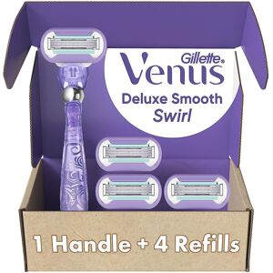 Gillette Venus Extra Smooth Swirl Razors for Women 1 Razor 4 Razor Blade Ref Gillette Venus Extra Smooth Swirl Razors for Women 1 Razor 4 Razor Blade Ref