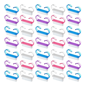 Saudism 200 Pcs Handle Grip Nail Brush Fingernail Scrub Cleaning Cleaner Brushes Scrubbe Saudism 200 Pcs Handle Grip Nail Brush Fingernail Scrub Cleaning Cleaner Brushes Scrubbe