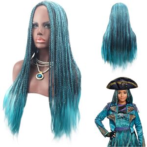 Unbranded Descendants 2 Uma Halloween Cosplay Wig Braided Synthetic Costume Wigs For Women Unbranded Descendants 2 Uma Halloween Cosplay Wig Braided Synthetic Costume Wigs For Women
