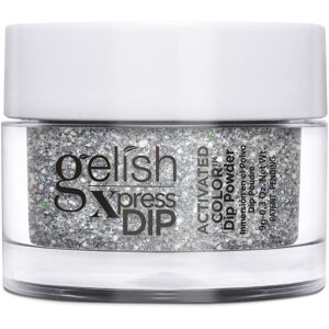 Gelish Xpress Powder Dip Collection (Am I Making You Gelish?) Sparkly Silver Nai Gelish Xpress Powder Dip Collection (Am I Making You Gelish?) Sparkly Silver Nai