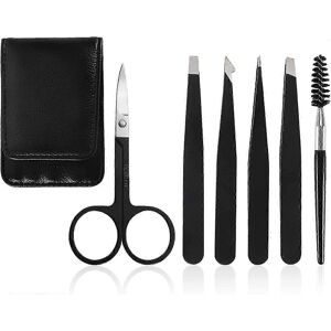 Unbranded Eyebrow Tweezers Set, Professional Black Stainless Steel Tweezers Kit for Women/ Unbranded Eyebrow Tweezers Set, Professional Black Stainless Steel Tweezers Kit for Women/