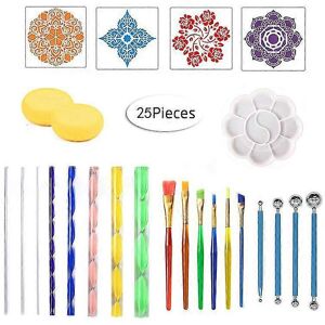 Unbranded 20 Pcs Mandala Skirt Dotting Tools, Skirt Painting Tools, Dotting Tools for Poly Unbranded 20 Pcs Mandala Skirt Dotting Tools, Skirt Painting Tools, Dotting Tools for Poly