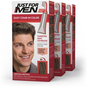 Just for Men Easy Comb-In Color Mens Hair Dye Easy No Mix Application with Comb Just for Men Easy Comb-In Color Mens Hair Dye Easy No Mix Application with Comb