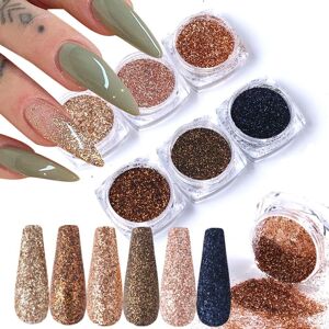 Unbranded Solvent-resistant Glitter For Holographic Gold Glitter, Gel Polish Dipping Powde Unbranded Solvent-resistant Glitter For Holographic Gold Glitter, Gel Polish Dipping Powde