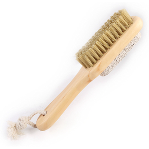 Unbranded Double-Sided Natural Bristle Brush Exfoliator Pedicures, Smoother Body Skin Pumi Unbranded Double-Sided Natural Bristle Brush Exfoliator Pedicures, Smoother Body Skin Pumi