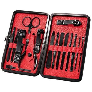 Kikidex (As show, One size) 15pcs Manicure Nail Clipper Kit Stainless Steel Pedicure wit Kikidex (As show, One size) 15pcs Manicure Nail Clipper Kit Stainless Steel Pedicure wit