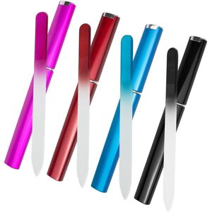 Unbranded 4 Pack Glass Nail File, Crystal Nail Files with Case, Double Sided Finger Nail F Unbranded 4 Pack Glass Nail File, Crystal Nail Files with Case, Double Sided Finger Nail F
