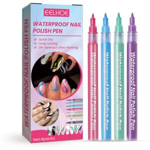 Dachuang Beauty (Pink, blue, green and purple) Nail Art Pen - Quick Dry Liner for Manicure Dachuang Beauty (Pink, blue, green and purple) Nail Art Pen - Quick Dry Liner for Manicure
