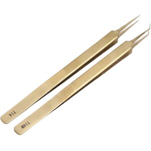 Unbranded Precise Aluminium Alloy Tweezers 15cm 2Pcs Set Unbranded Precise Aluminium Alloy Tweezers 15cm 2Pcs Set