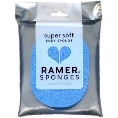 Ramer Super Soft Small Body Sponge Light Blue Ramer Super Soft Small Body Sponge Light Blue