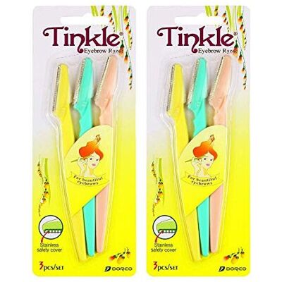 Tinkle Eyebrow Razor Pack of 6 Tinkle Eyebrow Razor Pack of 6
