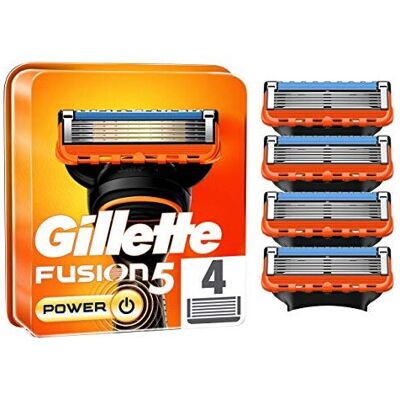 Gillette - Fusion5 Power - 4 Pack - Razor Blades Gillette - Fusion5 Power - 4 Pack - Razor Blades