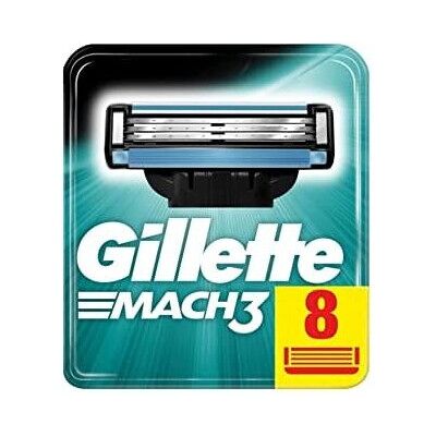 Gillette - Mach3 - Men - 8 pieces - Razor Blades Gillette - Mach3 - Men - 8 pieces - Razor Blades