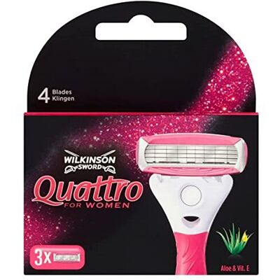 Wilkinson Sword - Quattro for Women - Razor Blades Wilkinson Sword - Quattro for Women - Razor Blades