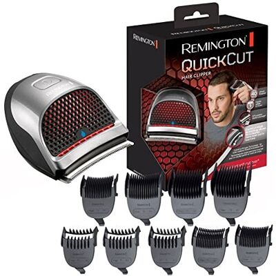 Remington Quick Cut Hair Clippers with 9 Comb Lengths Curved Blade for Rapid Hai Remington Quick Cut Hair Clippers with 9 Comb Lengths Curved Blade for Rapid Hai