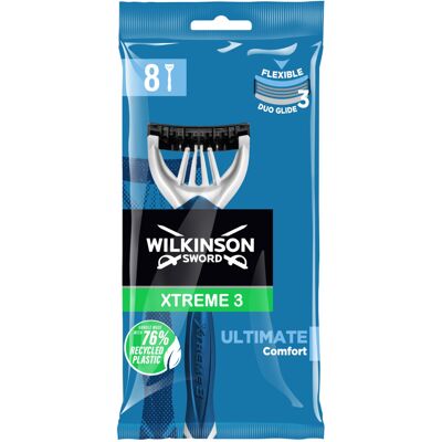 Wilkinson Sword - Xtreme 3 Ultimate Comfort - for Men - 8-pack - Disposable Razor Wilkinson Sword - Xtreme 3 Ultimate Comfort - for Men - 8-pack - Disposable Razor