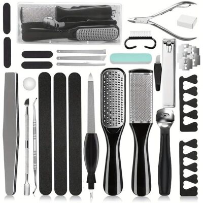 Unbranded ORiTi 26 In 1 Professional Pedicure Tools Set Stainless Steel Foot Care Kit Foot Unbranded ORiTi 26 In 1 Professional Pedicure Tools Set Stainless Steel Foot Care Kit Foot