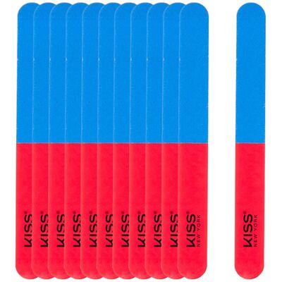 Kiss Nail File 4 Way Ultra Shiner (12pcs) F222 Kiss Nail File 4 Way Ultra Shiner (12pcs) F222