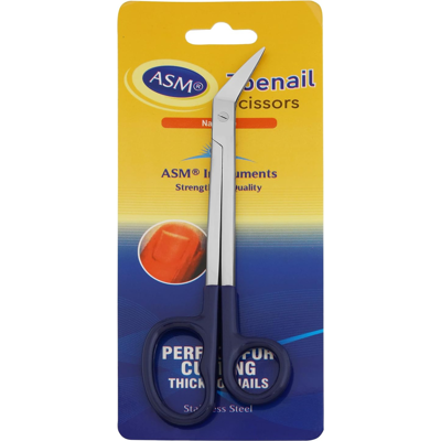 Asm Instruments Extra Long Handle 7.5" Toenail Scissors for Thick and Ingrown Nails Asm Instruments Extra Long Handle 7.5" Toenail Scissors for Thick and Ingrown Nails