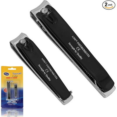 Asm Instruments Toe Nail Clippers for Thick Nails, Heavy-Duty Stainless Steel Nail Clippers Set Asm Instruments Toe Nail Clippers for Thick Nails, Heavy-Duty Stainless Steel Nail Clippers Set