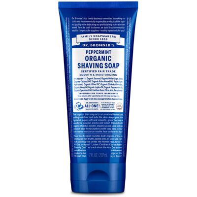 Dr Bronner's Dr. Bronner's - Organic Shaving Soap (Peppermint, 7 Ounce) - Certified Organic, Dr Bronner's Dr. Bronner's - Organic Shaving Soap (Peppermint, 7 Ounce) - Certified Organic,