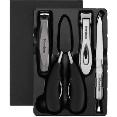 Norchan Large Nail Clippers Set 5 Pcs Sharp Toenail and Fingernail Clippers for Norchan Large Nail Clippers Set 5 Pcs Sharp Toenail and Fingernail Clippers for
