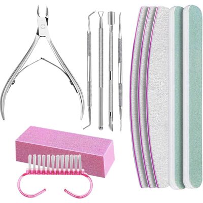 Unbranded Nail Clippers Set, Nail Files for Gel Nails, Nail Care Set 100/180, 1 Piece Mani Unbranded Nail Clippers Set, Nail Files for Gel Nails, Nail Care Set 100/180, 1 Piece Mani