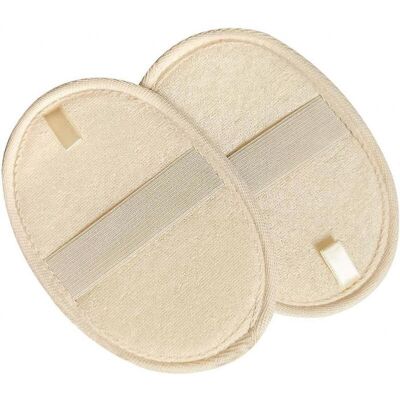 Unbranded 2pk Exfoliating Loofah Sponge Pads Loofah Body Exfoliating Sponges for Men and Unbranded 2pk Exfoliating Loofah Sponge Pads Loofah Body Exfoliating Sponges for Men and