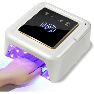 Chronus Cordless Nail Lamp - UV Light for Gel Nails Drying Lamp with 4 Timers 72W LED Na Chronus Cordless Nail Lamp - UV Light for Gel Nails Drying Lamp with 4 Timers 72W LED Na