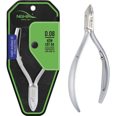 NGHIA Cuticle Nipper - D-08 JAW 16 Stainless Steel Durable and Sharp Ergon NGHIA Cuticle Nipper - D-08 JAW 16 Stainless Steel Durable and Sharp Ergon