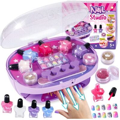 Tacobear Nail Art Kit for Kids Girls Toys Gifts 5 6 7 8 9 10 11 Years with Peel Tacobear Nail Art Kit for Kids Girls Toys Gifts 5 6 7 8 9 10 11 Years with Peel