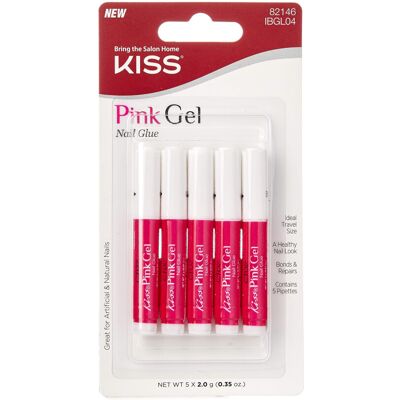 Kiss Pink Gel Nail Glue Kiss Pink Gel Nail Glue