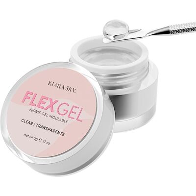 Kiara Sky Flex Gel, Clear Transparent Molding Gel for Nail Art Kiara Sky Flex Gel, Clear Transparent Molding Gel for Nail Art