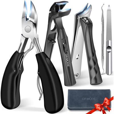 DRMODE Toenail Clippers for Seniors Thick Toenails, Heavy Duty Large Toe Nail Clippers DRMODE Toenail Clippers for Seniors Thick Toenails, Heavy Duty Large Toe Nail Clippers