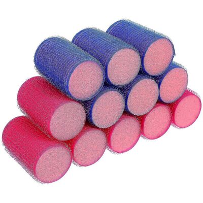 Unbranded Set of 12 sponge hair rollers for long, medium, and short hair, for women, for s Unbranded Set of 12 sponge hair rollers for long, medium, and short hair, for women, for s