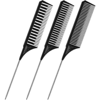 Unbranded Set of highlighter combs in different sizes – Hair highlighter comb with metalli Unbranded Set of highlighter combs in different sizes – Hair highlighter comb with metalli