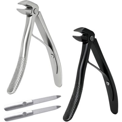 HEUIOP 2 PCS Nail Clippers for Seniors, Ergonomic Long Handled Nail Clippers with Catch HEUIOP 2 PCS Nail Clippers for Seniors, Ergonomic Long Handled Nail Clippers with Catch