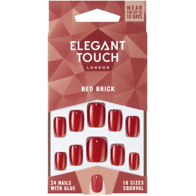 Elegant Touch Core Colour Nails Red Brick Elegant Touch Core Colour Nails Red Brick